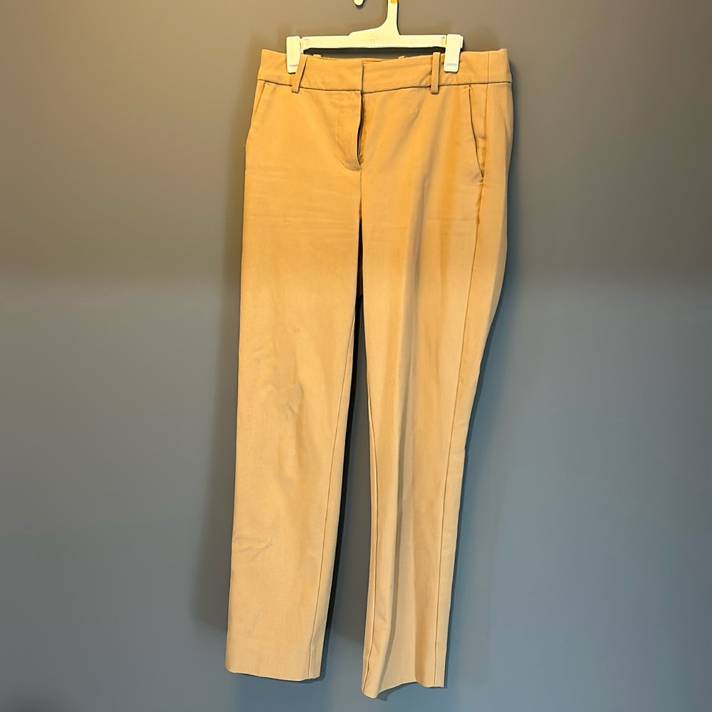 J.Crew tan cropped pants